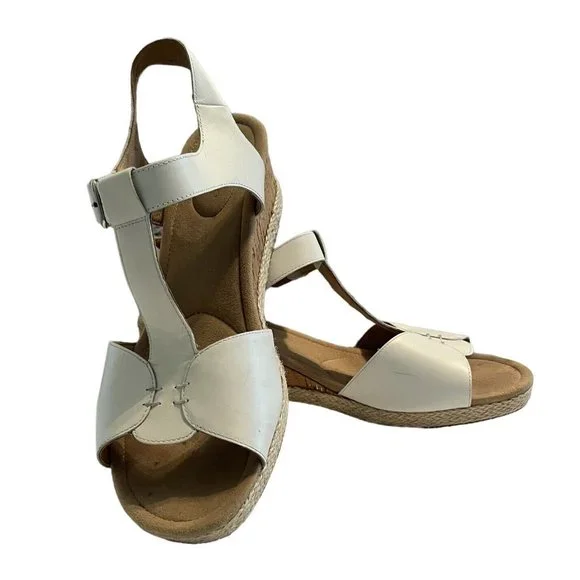 hotter Shoes Hotter Sandals Martinique Women Size 1 White
